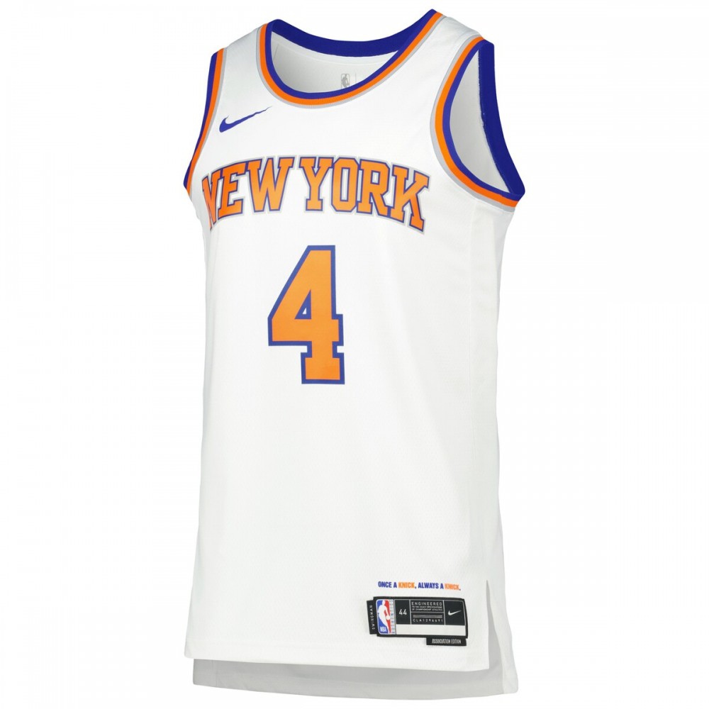 Derrick Rose New York Knicks Unisex 2022/23 Swingman Jersey - Icon Edition - White-Pro Kit Vault | Brand New 26/27 Sports Jerseys